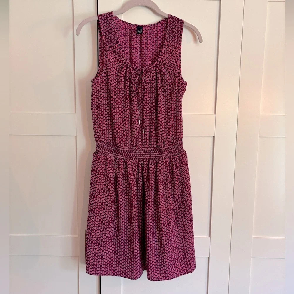 GAP Pink Patterned Sleeveless Dress
